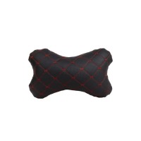 Подушка EVAtech ECO 27х16 см чорна з червоною ниткою (SPCRBR)