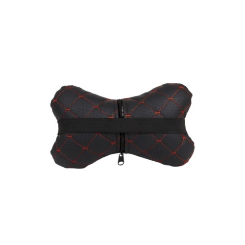 Подушка EVAtech ECO 27х16 см чорна з червоною ниткою (SPCRBR)