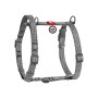 Шлея для собак WAUDOG Н-подібна Re-cotton з QR паспортом, світловідбивна S сіра (259111)