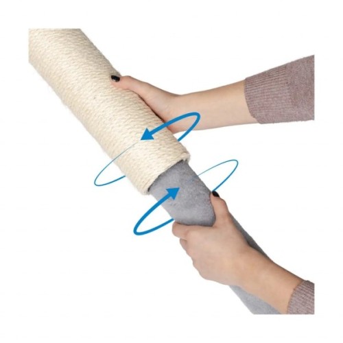 Дряпка (кігтеточка) для котів Природа Лофт (сіра) (4823082420698)