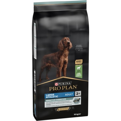 Сухий корм для собак Purina Pro Plan Large Athletic Adult 2+ Sensitive Digestion Для великих порід атлетичної статури З ягням 14 кг (7613035415591)