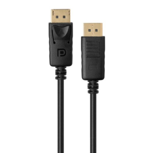 Кабель мультимедійний DisplayPort M to DisplayPort M 1.8m Vinga (VCPDP1.8BK)