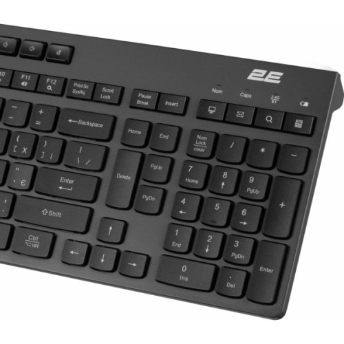 Клавіатура 2E KS280 Wireless/Bluetooth Black-Gray (2E-KS280WBGR_UA)