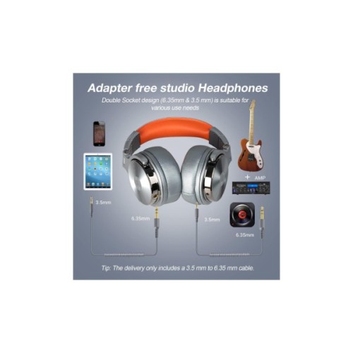 Навушники OneOdio Pro 50 3,5мм/6,35мм Grey (Pro 50 Grey)