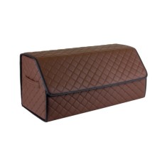 Сумка-органайзер EVAtech ECO L 30x30x65 см коричнева з коричневою ниткою (EHECELZZBB)