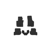 Килимок в салон EVAtech Skoda Octavia A5 (AT, 4 clips) 2004-2013 2 пок (SK12155CG5AV4RBB)
