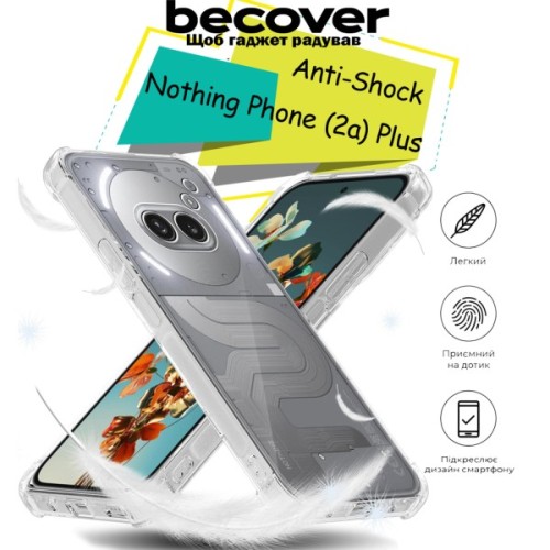 Чохол до мобільного телефона BeCover Anti-Shock Nothing Phone (2a) Plus Clear (713160)