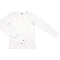 Кофта дитяча Breeze зі стразами (8218-152G-beige)