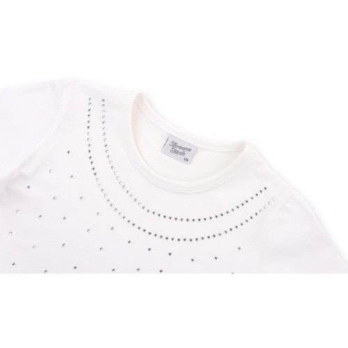 Кофта дитяча Breeze зі стразами (8218-152G-beige)