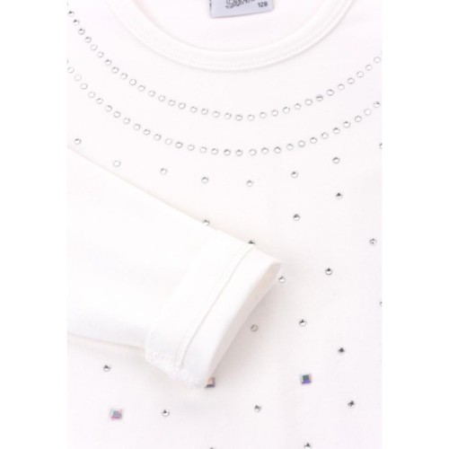 Кофта дитяча Breeze зі стразами (8218-152G-beige)