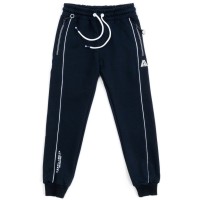 Штани дитячі A-Yugi спортивні на манжетах (7053-140B-blue)