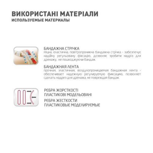 Бандаж MedTextile Бандаж лікувально-профілактичний еластичний, розмір M (4820137290688)