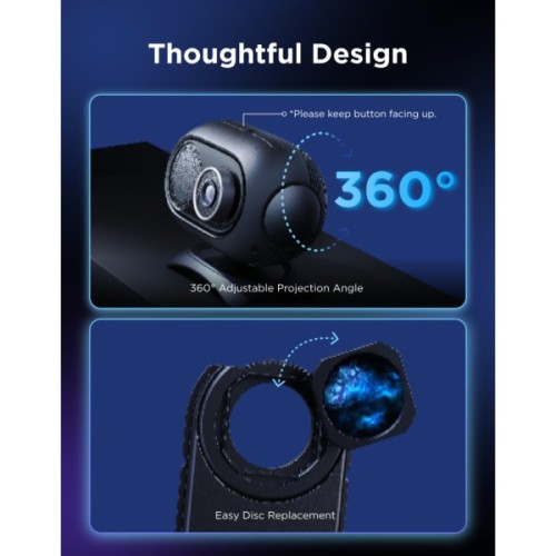Світильник Govee Зірковий проектор H609D Galaxy Light Projector 2 Pro, RGB, WI-FI/Bluetooth (H609D311)
