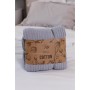 Плед Прованс COTTON сірий 50% бавовна 50 % акрил 200 х 220 см (040381)