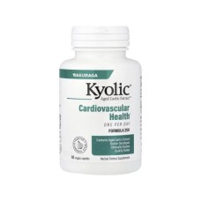 Вітамінно-мінеральний комплекс Kyolic Екстракт часнику, 1000 мг, Aged Garlic Extract, Cardiovascular, 60 веганськ (WAK-25066)