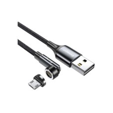 Дата кабель USB 2.0 AM to Micro 5P 1.0m magnetic black Essager (EXCCXM-WC0G)