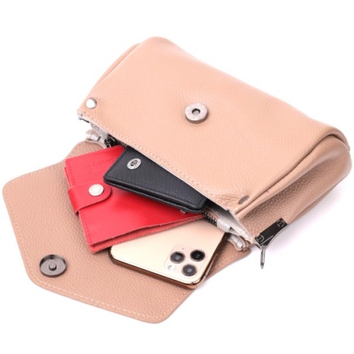 Сумка Vintage Компактна шкіряна жіноча (22256)