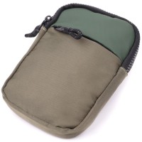 Сумка Vintage Слінг для подорожей з текстилю Зелена (22871)