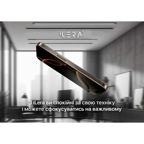Скло захисне iLera Sapphire Ultra + Glass iPhone 16 Pro Max (ILSPDL16PRMAX)