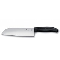 Кухонний ніж Victorinox SwissClassic сантоку 17 см, черный (6.8503.17B)