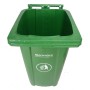 Контейнер для сміття Домівка 120L-B Зелений 120 л (000033127)