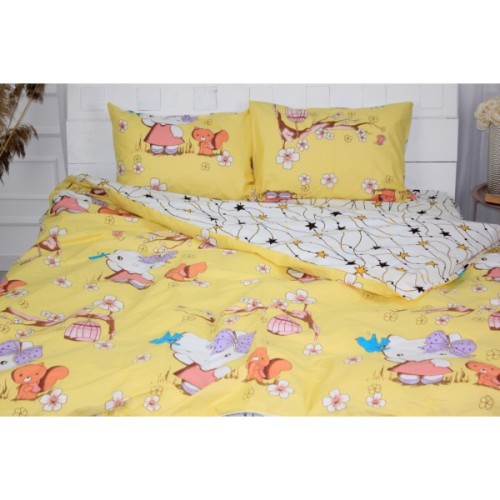 Постільна білизна MirSon Бязь 17-0524 Kitty Сімейний (2200003662634)