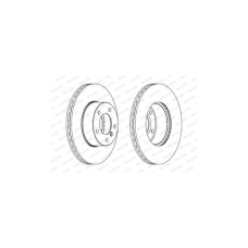 Гальмівний диск FERODO DDF1536