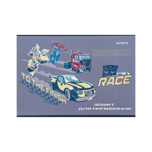 Альбом для малювання Kite Transformers, 12 аркушів (TF24-241)