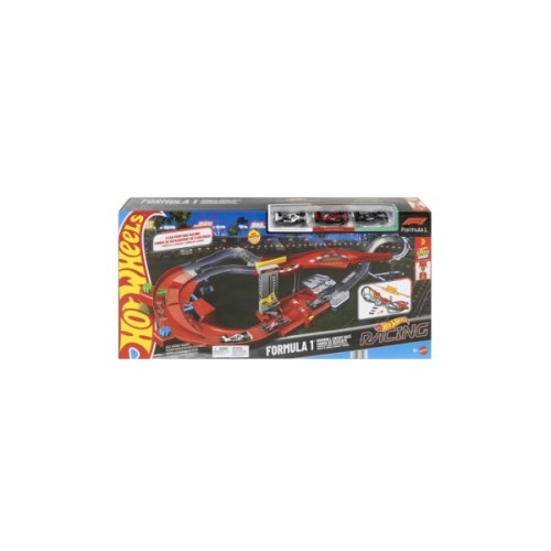Автотрек Hot Wheels Перегони на швидкісному спуску Формула 1 (JMC90)
