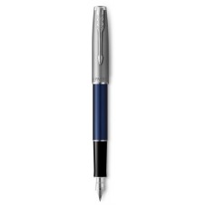 Ручка пір'яна Parker SONNET 17 Essentials Metal Blue Lacquer CT  FP F (83 711)