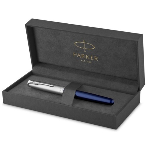 Ручка пір'яна Parker SONNET 17 Essentials Metal Blue Lacquer CT  FP F (83 711)