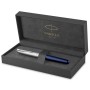 Ручка пір'яна Parker SONNET 17 Essentials Metal Blue Lacquer CT  FP F (83 711)