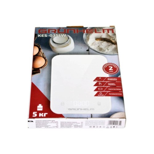 Ваги кухонні Grunhelm KES-035LW