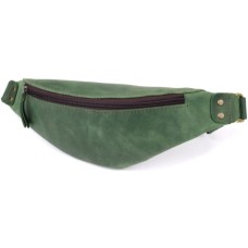 Сумка Shvigel З натуральної шкіри Зелена (23133)