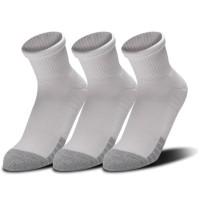 Шкарпетки Under Armour 1353262-100 Heatgear Quarter 3 пари Білий LG (192811960434)