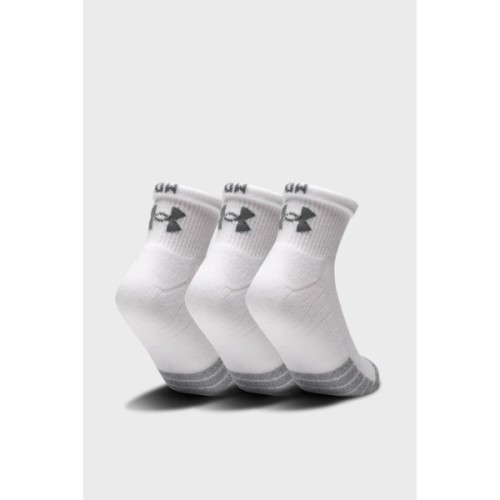 Шкарпетки Under Armour 1353262-100 Heatgear Quarter 3 пари Білий LG (192811960434)