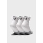 Шкарпетки Under Armour 1353262-100 Heatgear Quarter 3 пари Білий LG (192811960434)