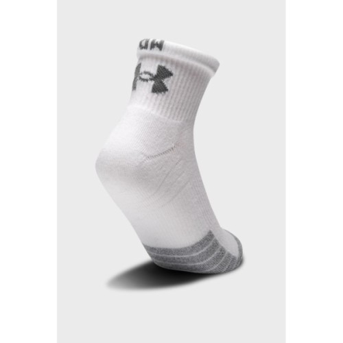Шкарпетки Under Armour 1353262-100 Heatgear Quarter 3 пари Білий LG (192811960434)