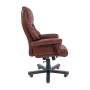 Офісне крісло Richman Конгрес Вуд M-2 Широкий (Anyfix Wide) Шкіра Люкс Коричнева (R00000047194)