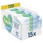 Дитячі вологі серветки Pampers Harmonie Aqua 15 пачок x 48 шт (8006540510247)