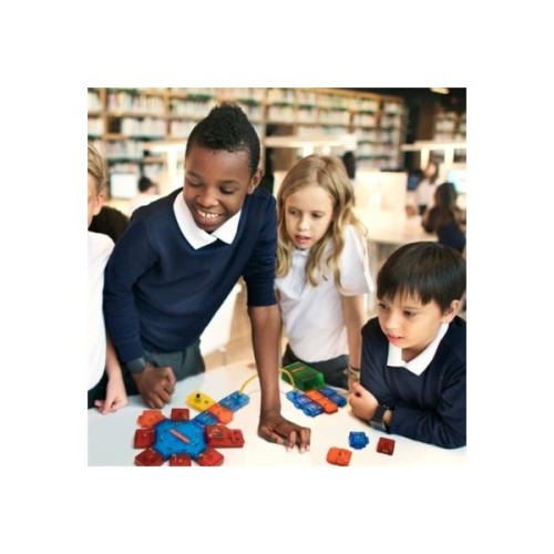 Конструктор 4М Електронний конструктор Logiblocs Розумні схеми для школи 70 модулів 19 проектів (00-01709)