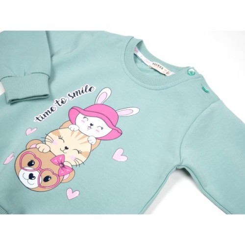 Набір дитячого одягу Breeze TIME TO SMILE (20888-98G-mint)