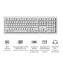 Клавіатура Keychron V6 Ultra Keychron Red Switch RGB UA White (V6U-F1-UA)