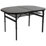 Туристичний стіл Bo-Camp Northgate Oval 120x80 cm Black/Grey (1404187)