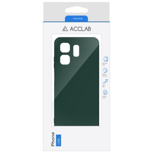Чохол до мобільного телефона ACCLAB Silicone Case Infinix Smart 9 Dark Green (1283126601347)