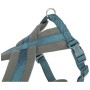 Шлея для собак Trixie Premium туристична M–L 50–90 см 25 мм синьо-зелена (4053032677128)