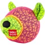Іграшка для собак WAUDOG Fun Ведмедик 12х11 см рожева (62057)