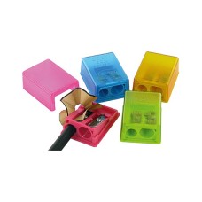 Точилка Kum Box з контейнером пластикова з двома отворами (2-in-1K2)