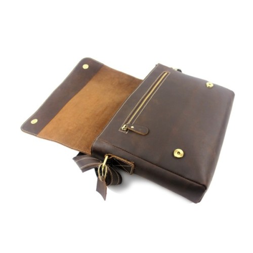 Сумка Vintage На плече Коричнева (20007)