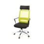Офісне крісло Аклас Крокус CH TILT Чорний (Чорний Салатовий) (10047591)